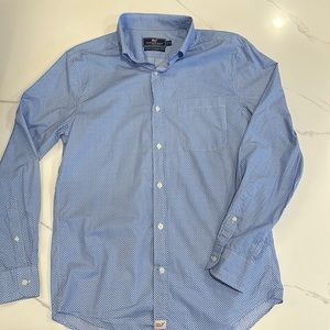 Vineyard Vines Sailboat Pattern Classic Fit Murray Shirt